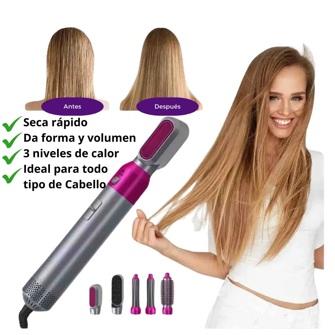 Cepillo Secador AirGlam™ 5 en 1 Envio GRATIS