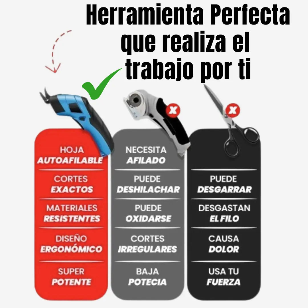 Tijera Eléctrica CUTPRO - Corta sin esfuerzo y con seguridad