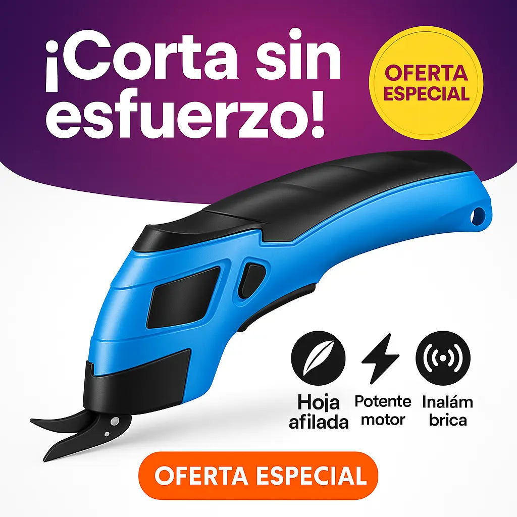 Tijera Eléctrica CUTPRO - Corta sin esfuerzo y con seguridad