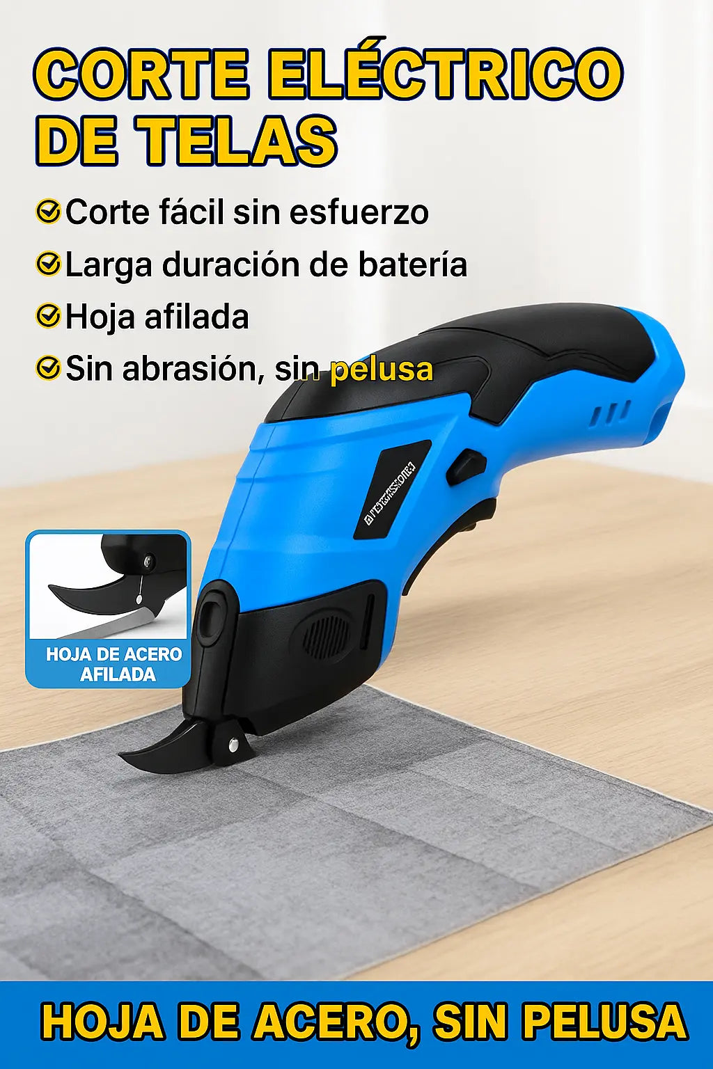 Tijera Eléctrica CUTPRO - Corta sin esfuerzo y con seguridad