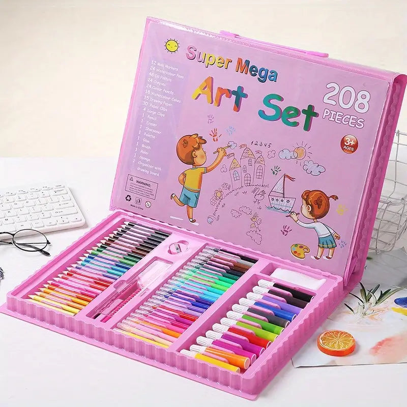 KIT DE ARTE MALETA X 208 PIEZAS