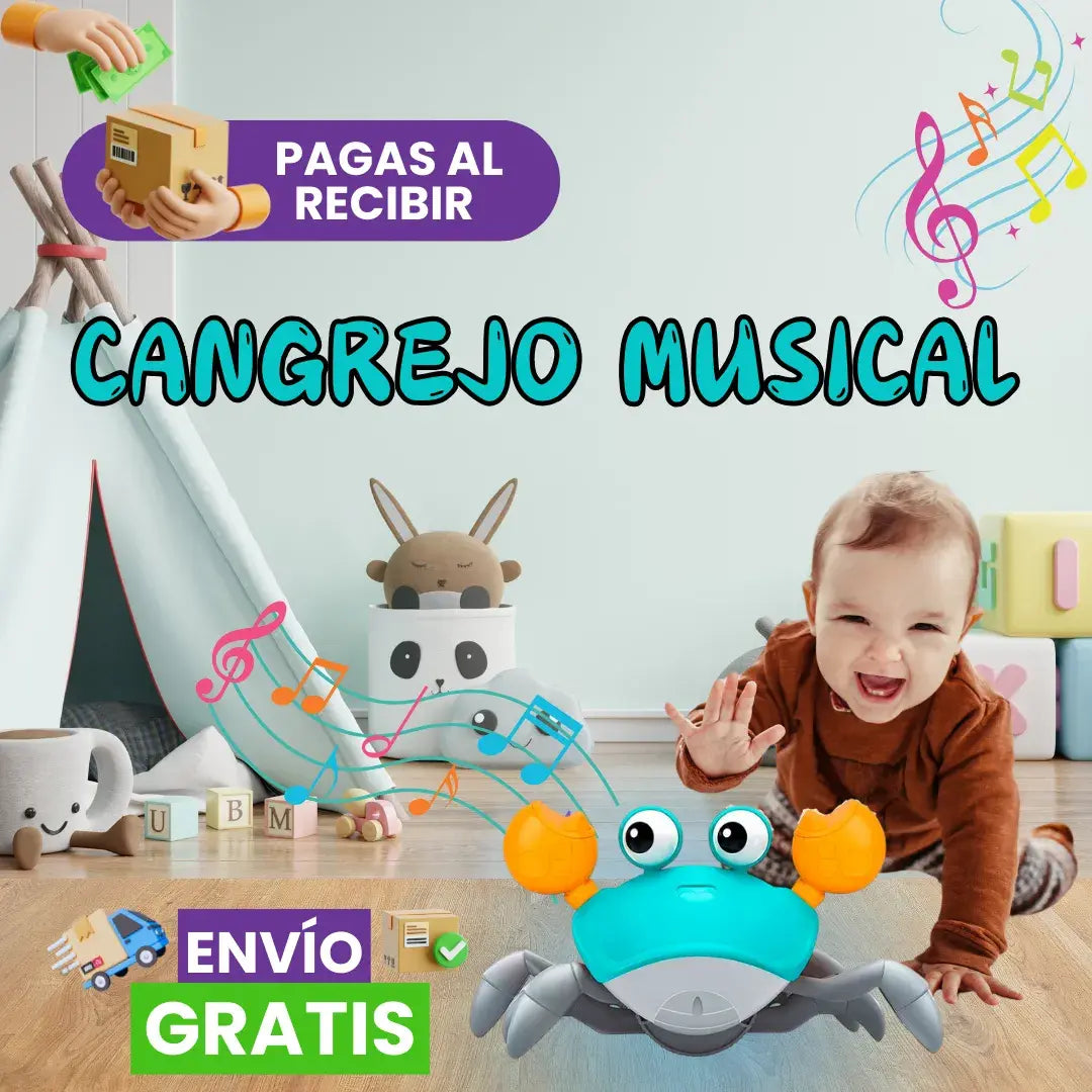 Juguete Musical  Cangrejo