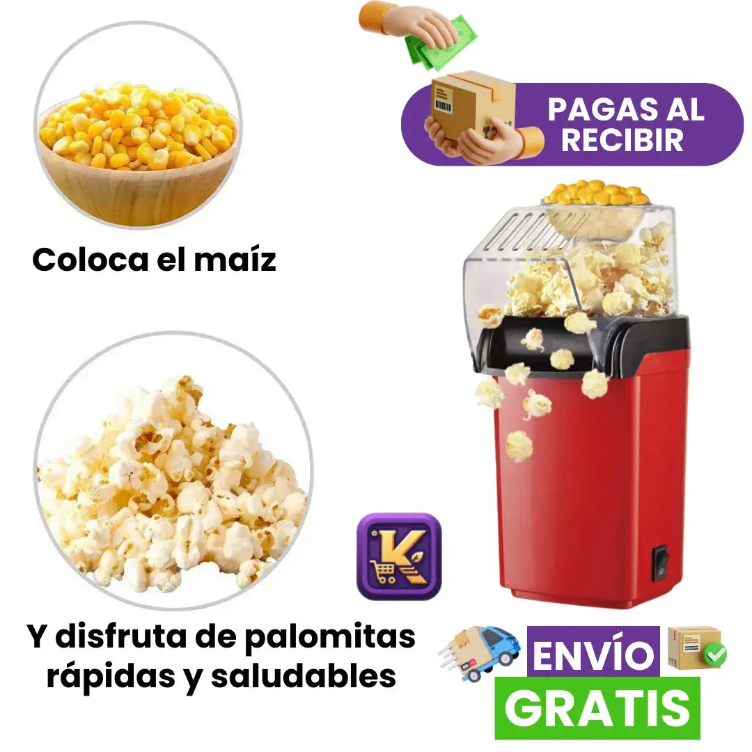 Máquina Crispetera Mini, Navidad con Aroma a Palomitas